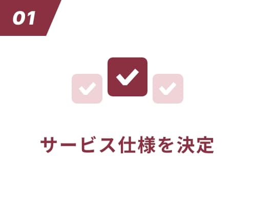 サービス仕様を決定