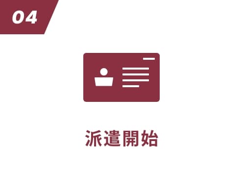 派遣開始